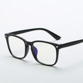 Unisex Square Full‑Frame Glasses – Plain & Fashion Eyewear