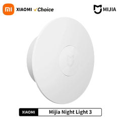 Original Xiaomi Mijia Night Light 3 – Adjustable Brightness, Infrared Motion Sensor, USB-C Rechargeable