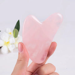 Natural Stone GuaSha Jade Facial Beauty Scraping Massage Tools Firm