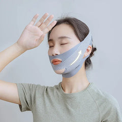 Lifting du visage avec bandage amincissant relaxant pour un visage en V et un visage de sommeil