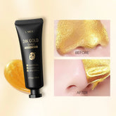 LAIKOU 24K Gold SNAIL TEARING Mask Deep Cleansing Remove Blackhead