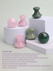 1 Natural Jade Mushroom Shape Gua Sha Board Face Back Body Massager