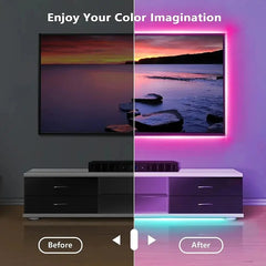 LED Strip Lights for TV – Bluetooth USB TV Backlight Kit