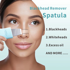 Blackhead Remover Tool,Silicone Face Scrubber, 2 in 1 Nose Pore Brush