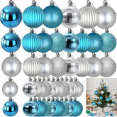 Christmas Balls Ornaments Set,3/4/6cm Xmas Shatterproof Baubles