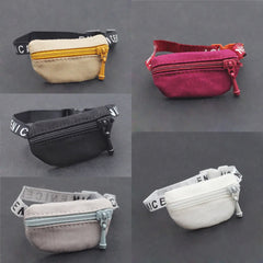 Cute Mini Plush Doll Accessories Belt Bag For 17cm Labubu Crossbody