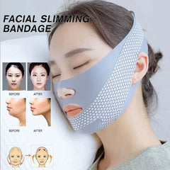 Lifting du visage avec bandage amincissant relaxant pour un visage en V et un visage de sommeil 
