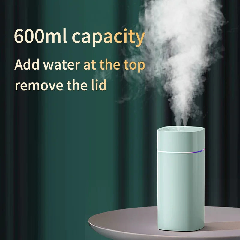 USB Double Spray Air Humidifier With Essential Oils