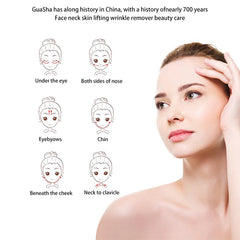 Natural Stone GuaSha Jade Facial Beauty Scraping Massage Tools Firm