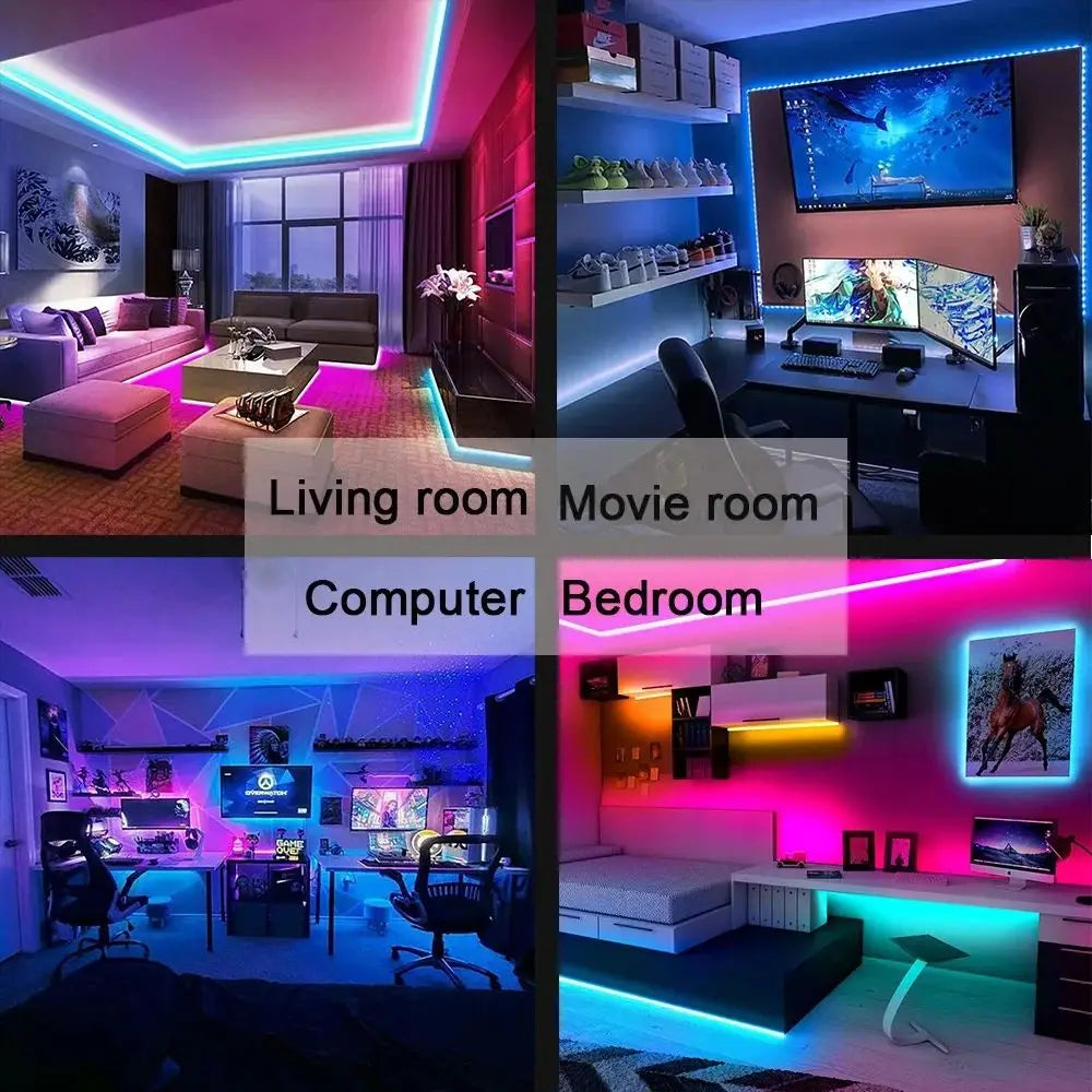 LED Strip Lights for TV – Bluetooth USB TV Backlight Kit