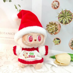 Mini Doll'S Clothes Outfit Accessories For Labubu Idol V1 V2 Christmas