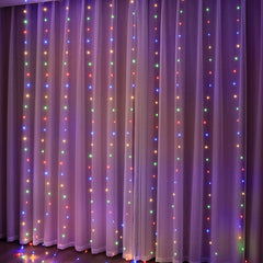 3/4/6m Curtain LED String Lights Garland USB Festoon Remote Control