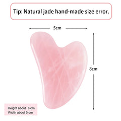 Natural Stone GuaSha Jade Facial Beauty Scraping Massage Tools Firm