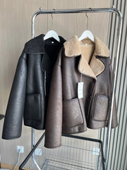 Veste réversible double face TRAF série ZW – Collection automne/hiver 2024 pour femme