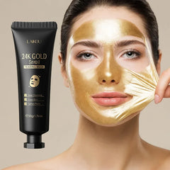 LAIKOU 24K Gold SNAIL TEARING   Mask Deep Cleansing Remove Blackhead