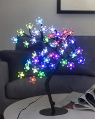 Cherry Blossom Tree Light,17inch 40LED Lighted Tabletop Artificial