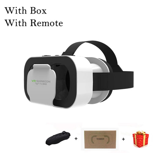 Shinecon VR Glasses 3D Headset High Resolution Lenses