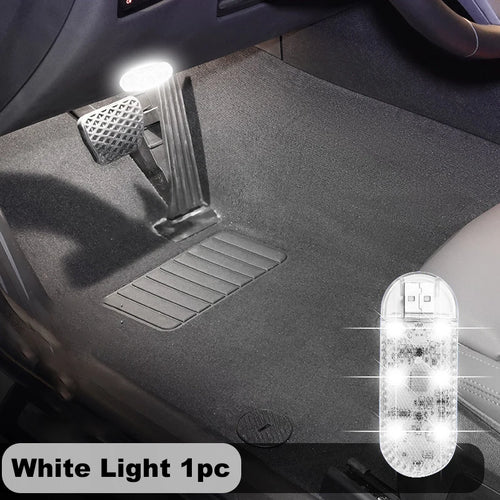 LED Car Mini Touch Light – USB Charging, Portable Auto Roof Ceiling Lamp