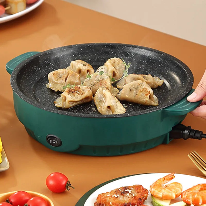 Electric Multicooker Frying Pan Household Barbecue Use