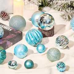Christmas Balls Ornaments Set,3/4/6cm Xmas Shatterproof  Baubles
