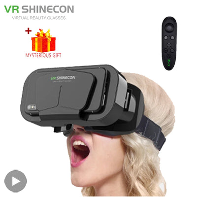 Shinecon VR Glasses 3D Headset Front View