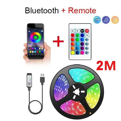 LED Strip Lights for TV – Bluetooth USB TV Backlight Kit