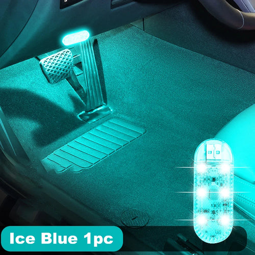 LED Car Mini Touch Light – USB Charging, Portable Auto Roof Ceiling Lamp