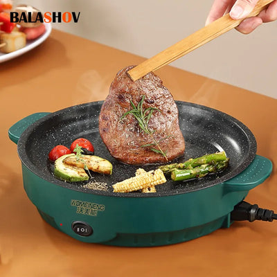Electric Multicooker Frying Pan Front View