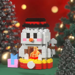 Knew Built Christmas Micro Mini Building Blocks Toys - Santa Claus,