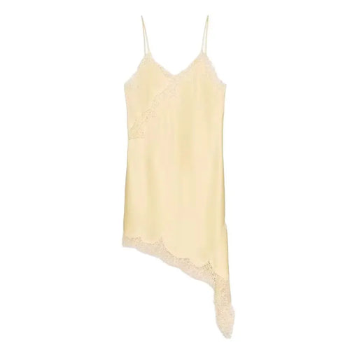 Robe d'été sexy en dentelle pour femme TFMLN, sans manches 