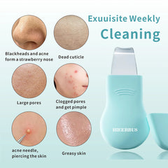 Blackhead Remover Tool,Silicone Face Scrubber, 2 in 1 Nose Pore Brush