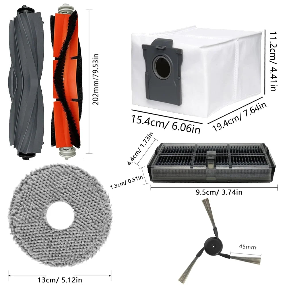 Dreame L40 & X40 Ultra Dust Bags Installed in Robot Vacuum