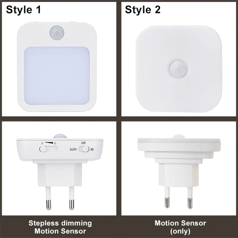 Motion Sensor LED Night Light – EU Plug for Children’s Rooms