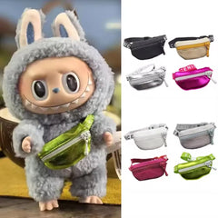 Cute Mini Plush Doll Accessories Belt Bag For 17cm Labubu Crossbody