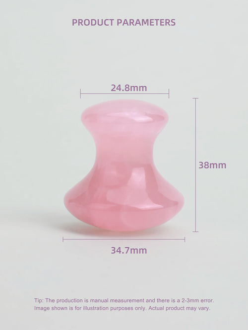 1 Natural Jade Mushroom Shape Gua Sha Board Face Back Body Massager