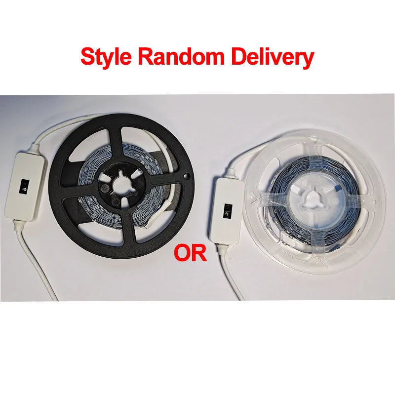 USB LED Strip Lights – DC 5V Waterproof Smart Dimmer with Hand-Wave Sensor