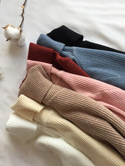 Pull en maille côtelée épaisse – Collection Automne/Hiver 2024 