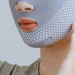 Lifting du visage avec bandage amincissant relaxant pour un visage en V et un visage de sommeil 